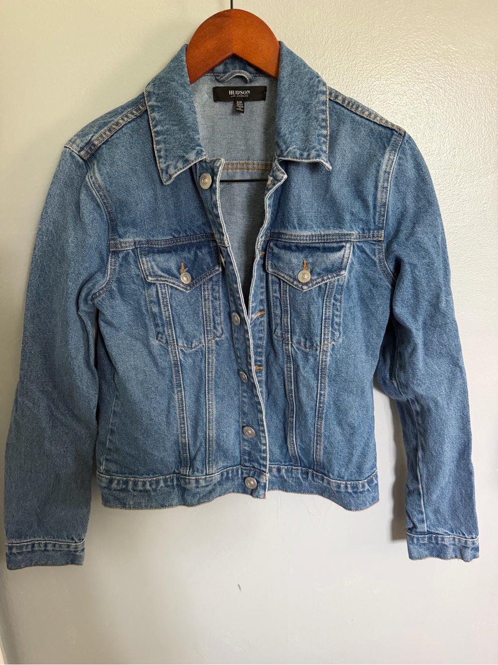 Hudson Jeans Light Blue Denim Jacket - Picture 10 of 10